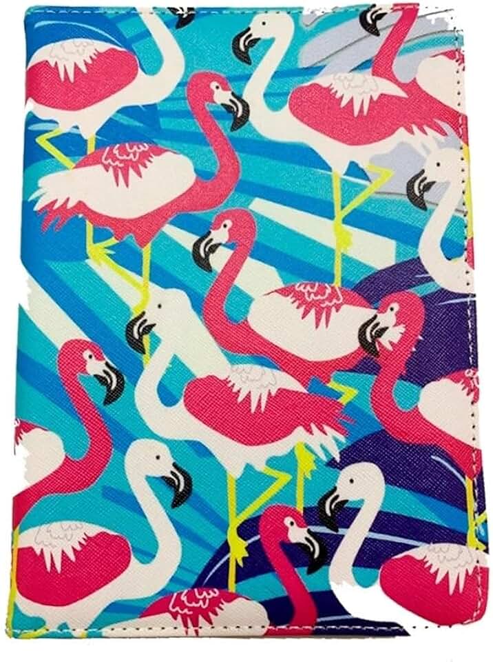 Capa Protetora Universal para Tablet 7-8 Polegadas Estilo Carteira Suporte Ajustável Adulto Infantil Flamingo 1