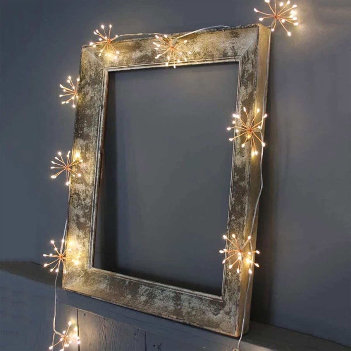 String Fairy Lights Solar LED String Lights Waterproof Light Chain 8 Lighting Mode Solar Fairy Lights Warm White for Indoor Outdoor Yard Décor(10Head)
