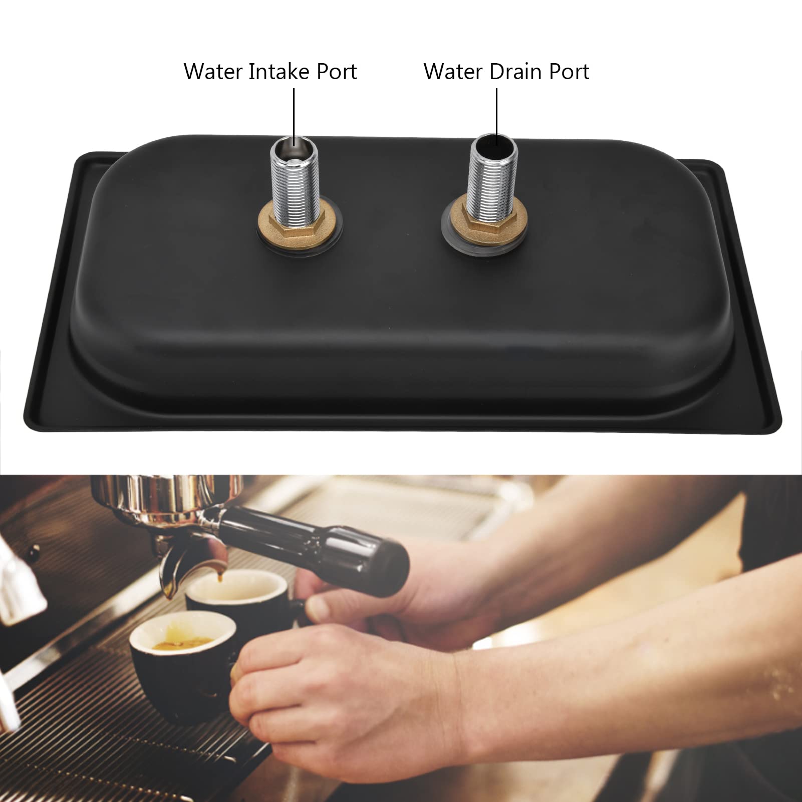 Edelstahl Automatischer Becherspüler, Glasspüler für Spüle, Zubehör für Heimrestaurant (#1)