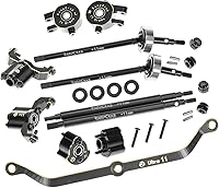 Vista 1 de Piezas de actualización de ensanchamiento del eje para TRX4M, 0.433 in más anchas en cada lado (delantero y trasero), piezas de actualización