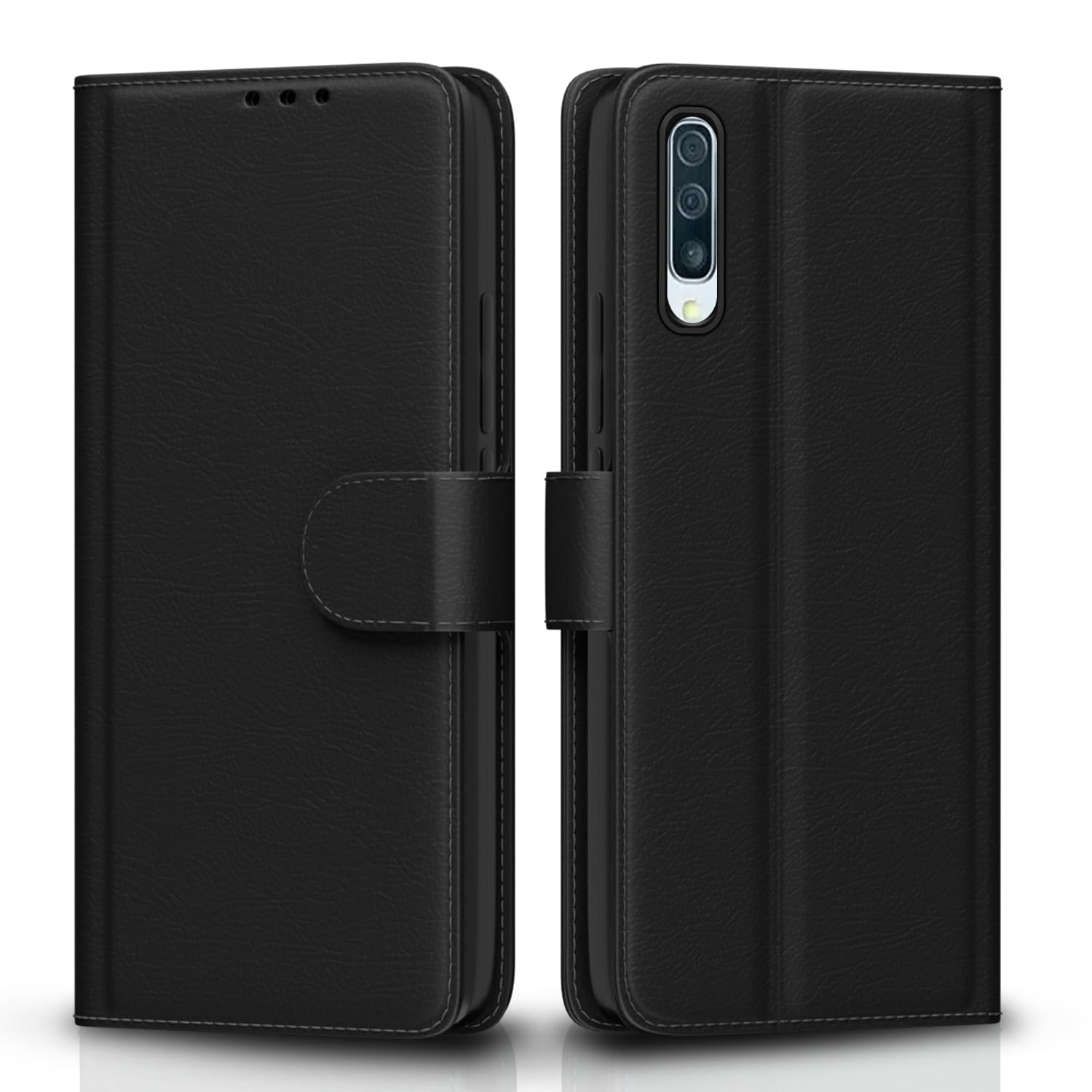 Pikkme Samsung Galaxy A50 Flip Case - Leather & Card Pockets -1