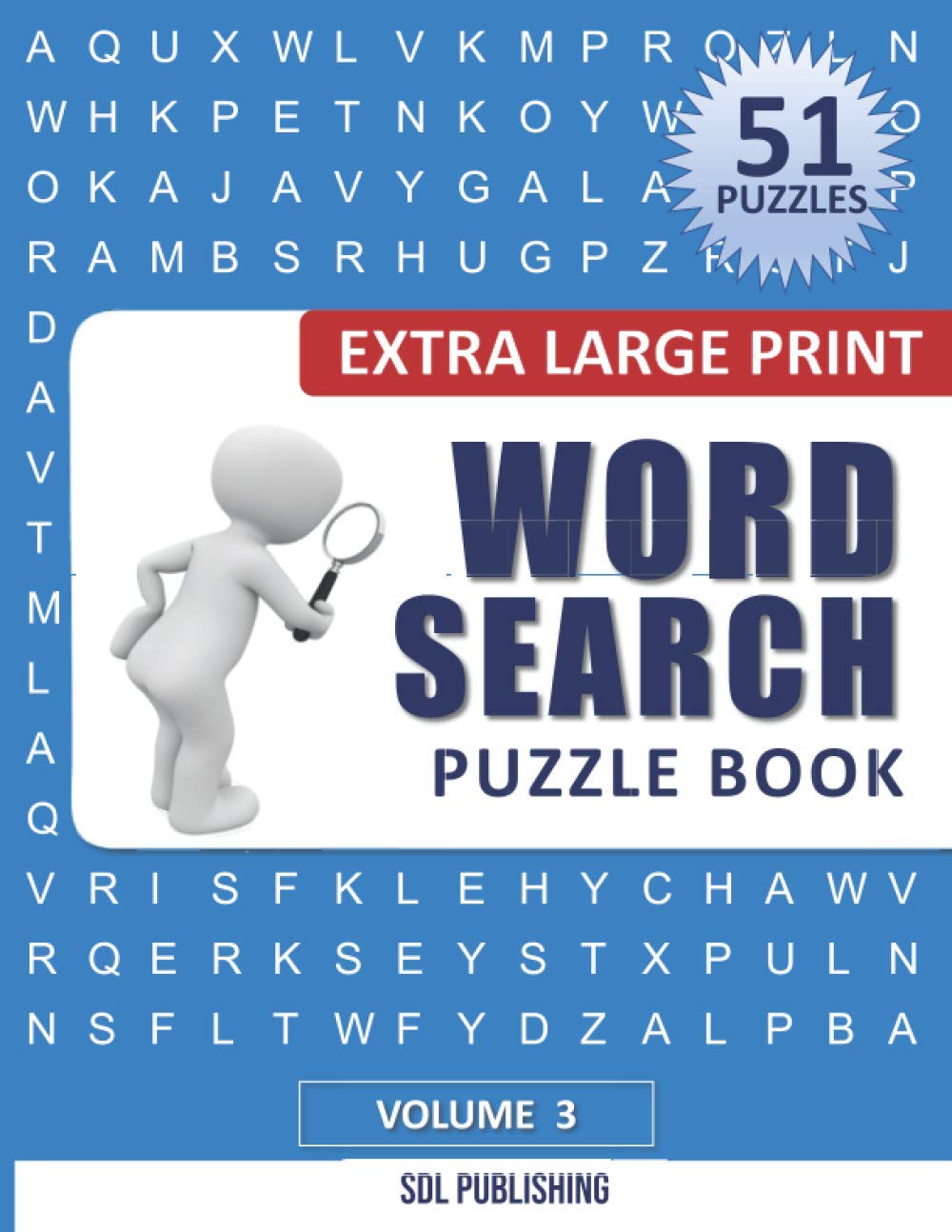 Buy WORD SEARCH PUZZLE BOOK EXTRA LARGE PRINT VOLUME 3: 51 PUZZLES ...