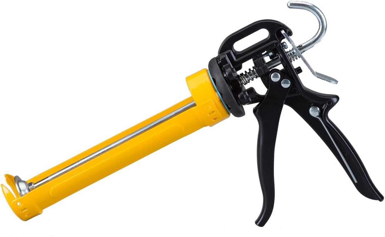 Dripless HR300 Industrial Grade High Ratio Adhesive Applicator | 10 oz Cartridge Capacity | 24:1 Thrust Ratio | Easily Handles High Viscosity Epoxy and Adhesives | Steel Revolving Frame