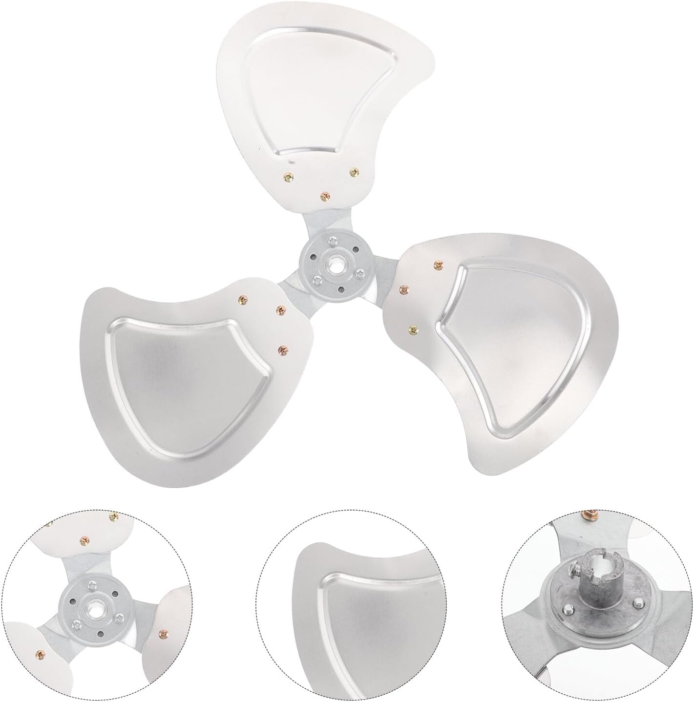 Industrial Fan Replacement Aluminum Blades for Floor and Pedestal Fans, Quiet Operation and Versatile Use in Workshops and Outdoor Areas