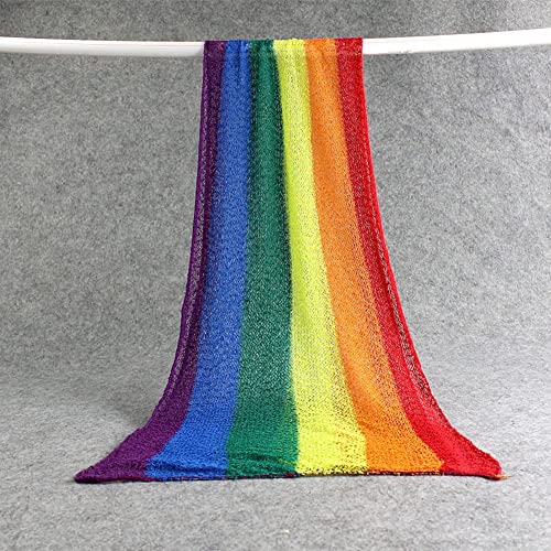 Image of Coberllus Newborn Baby Photo Props Wrap Cloth Blanket Swaddle for Boys Girls Photography Shoot (Multi)
