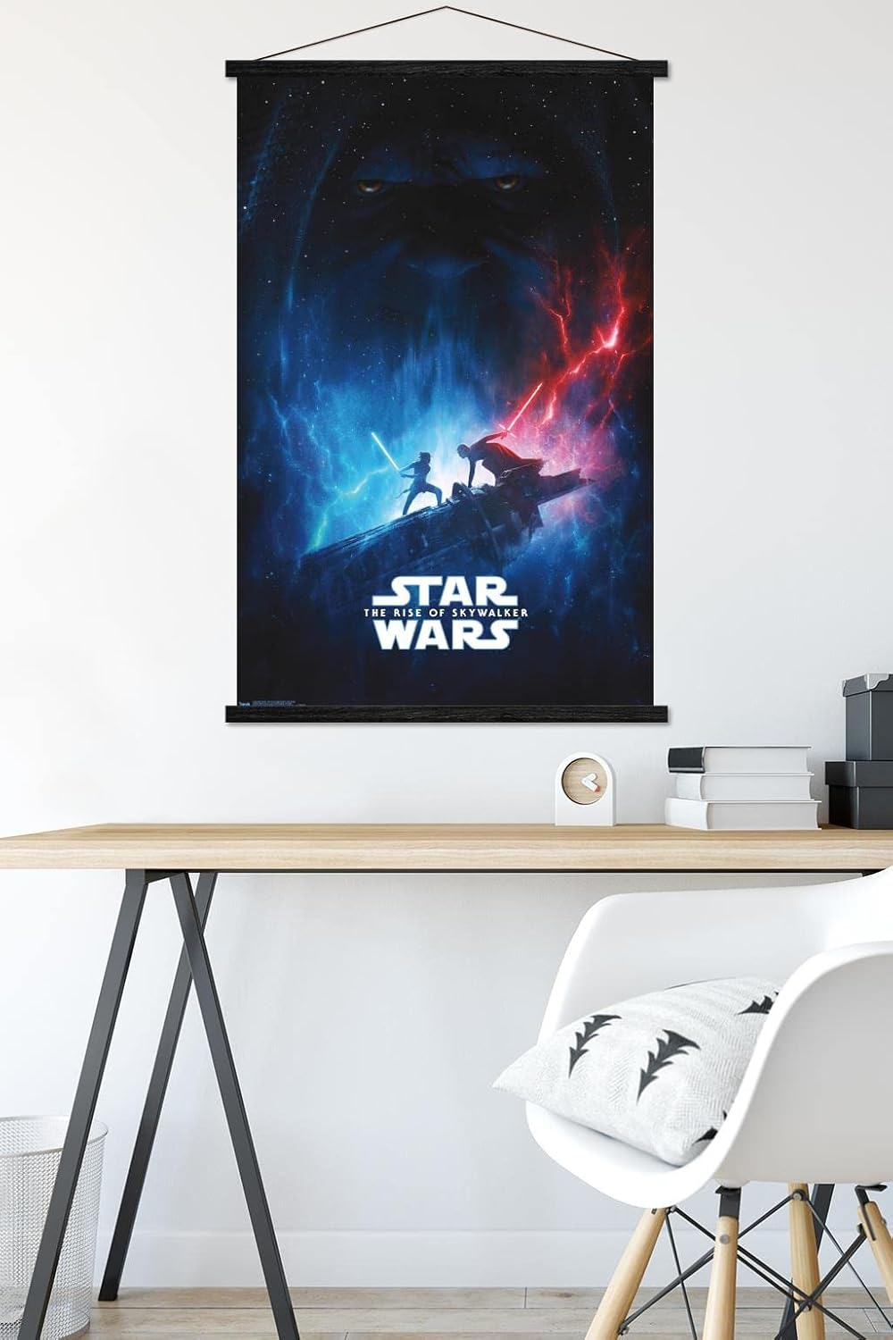 Trends International Star Wars: The Rise Of Skywalker - One Sheet Wall Poster, 22.375" x 34", Print and Black Hanger Bundle