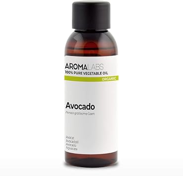 ORGANIC - AVOCADO Oil - 50mL - 100% Pure, Natural, Cold Pressed and AB Certified - AROMA LABS French Brand
