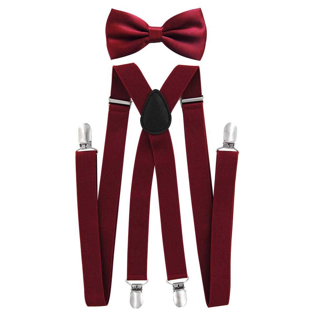 Axy Ensemble avec bretelles et nœuds papillons pour un look assorti père-fils Kit pour homme/femme/enfant
