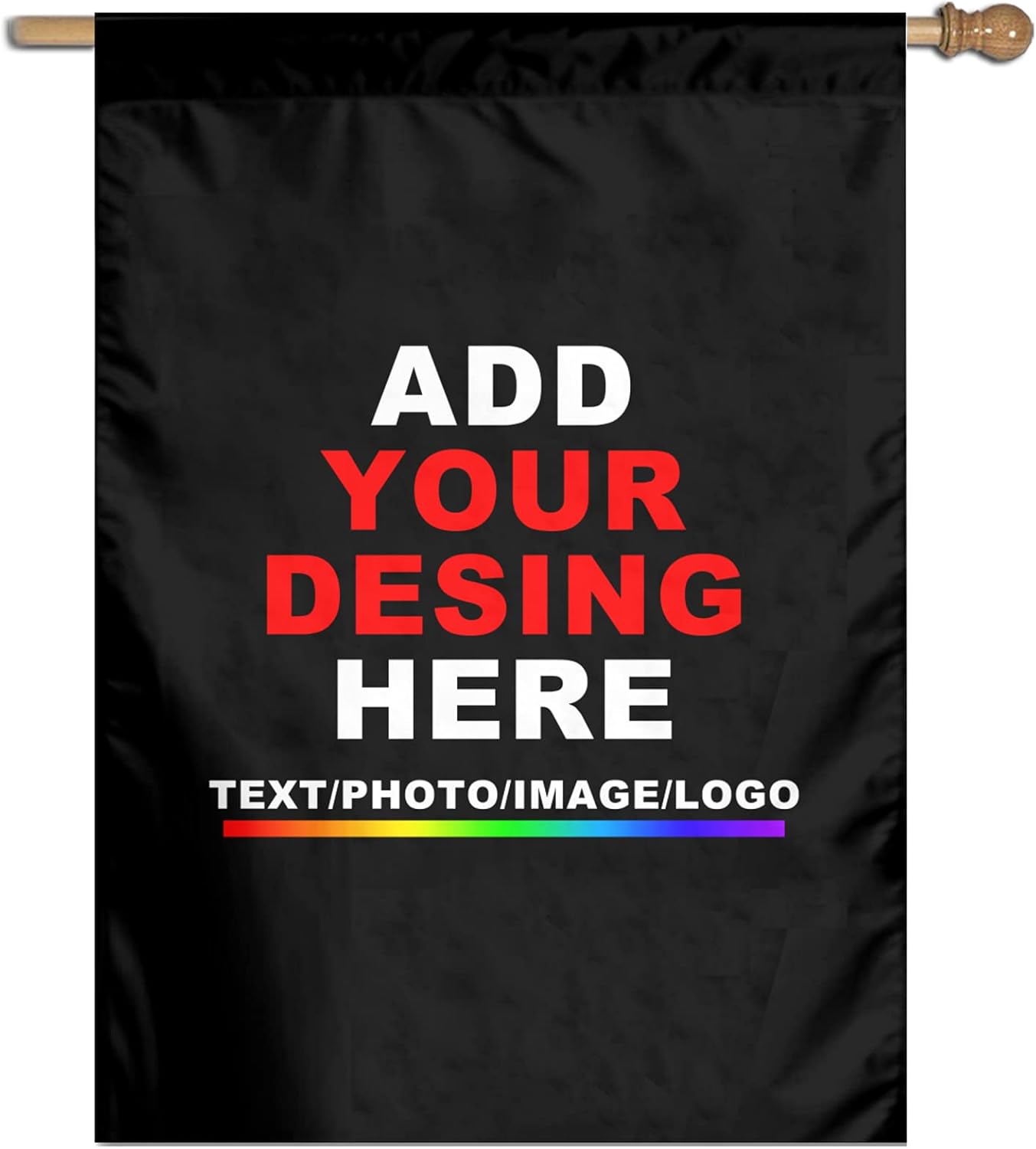 WQF ADD Your Desing HERE Custom 3X5 Flag 4x6 Flag Home Flag Garden Flag American US Polyester Flag USA Flags