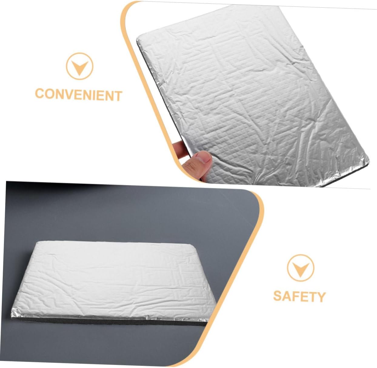 PRETYZOOM 50pcs Insulation Shield for Sound Deadening Thermal Insulation Pad Easy Install Fire Resistant
