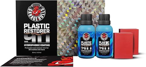 garage bulls Kit de revestimiento de cerámica para restaurador de plástico y acabado hidrofóbico para automóvil, revestimiento de larga duración,