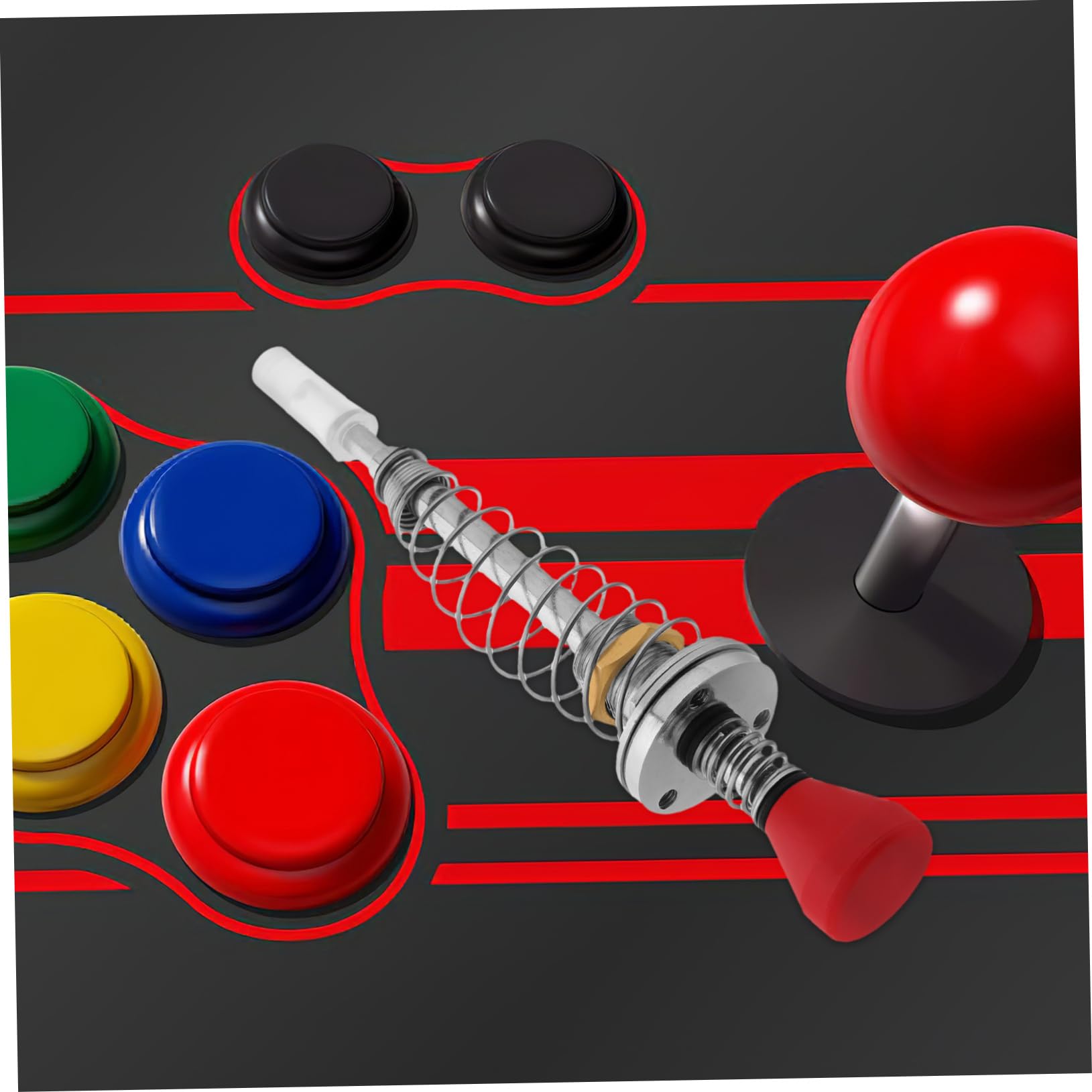 TOYANDONA Asta Per Flipper in Impugnatura Per Sparatutto Arcade Compatibile Macchine Parti Arcade Accessorio Per Flipper