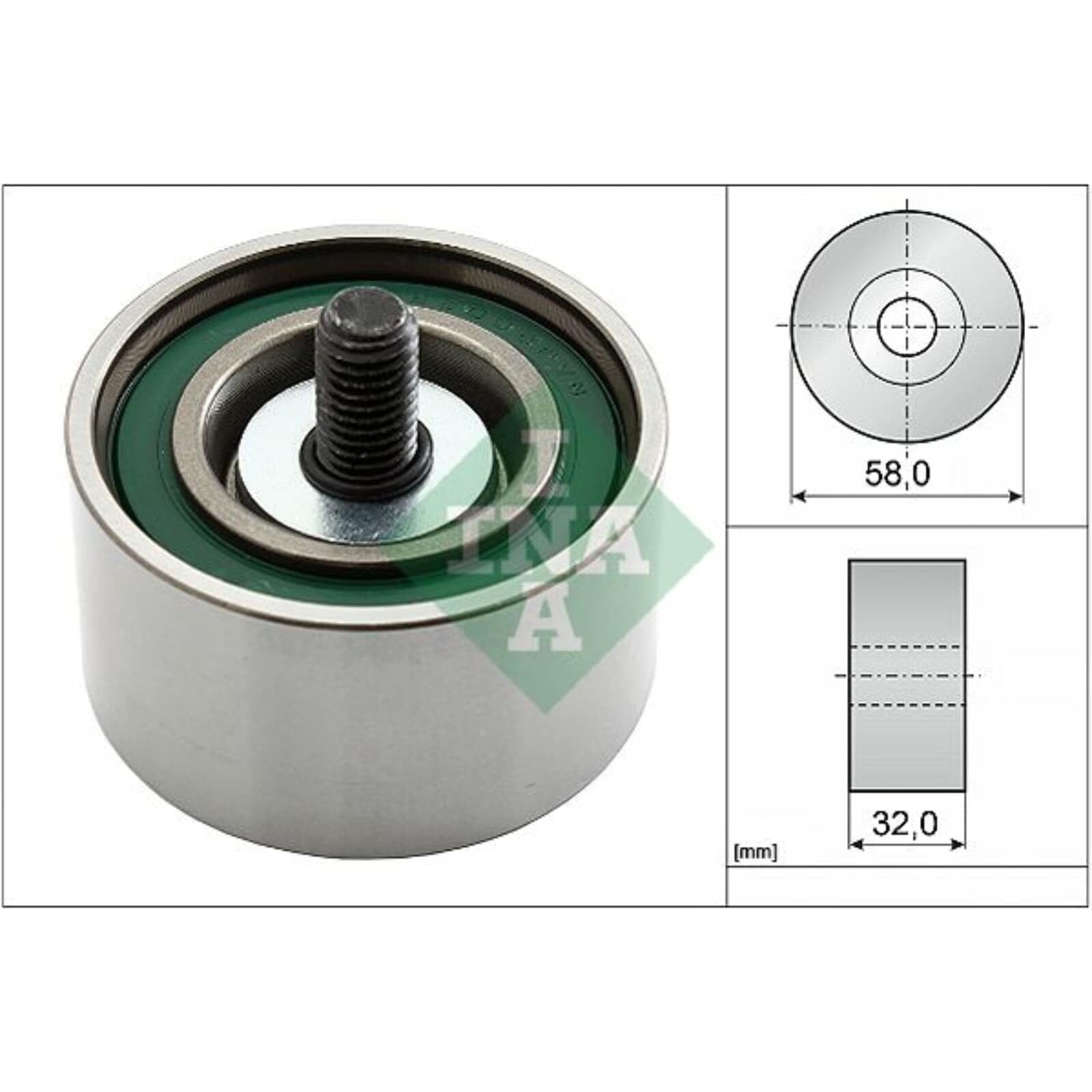 INA Kit de correa de distribución 530 0542 10 32mm Compatible con KIA CEE'D SW ED, HYUNDAI i30 FD