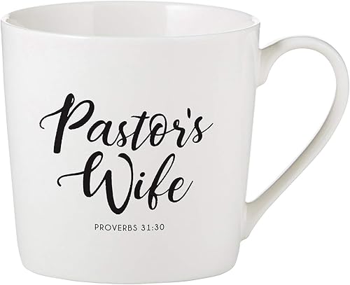 Miniatura 4 de Creative Brands Faithworks - Juego de 2 tazas inspiradoras de porcelana para café, pastor y esposa