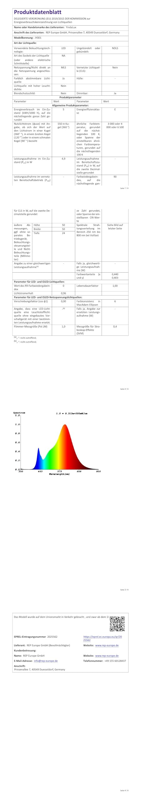 YindaLux 10x Modulo LED 230V Dimmerabile 5W IP44,ø50x23mm Lampadine LED per faretti da incasso,sostituzione per GU10/MR16,Bianco caldo Bianco naturale Bianco freddo, angolo di emissione 120°