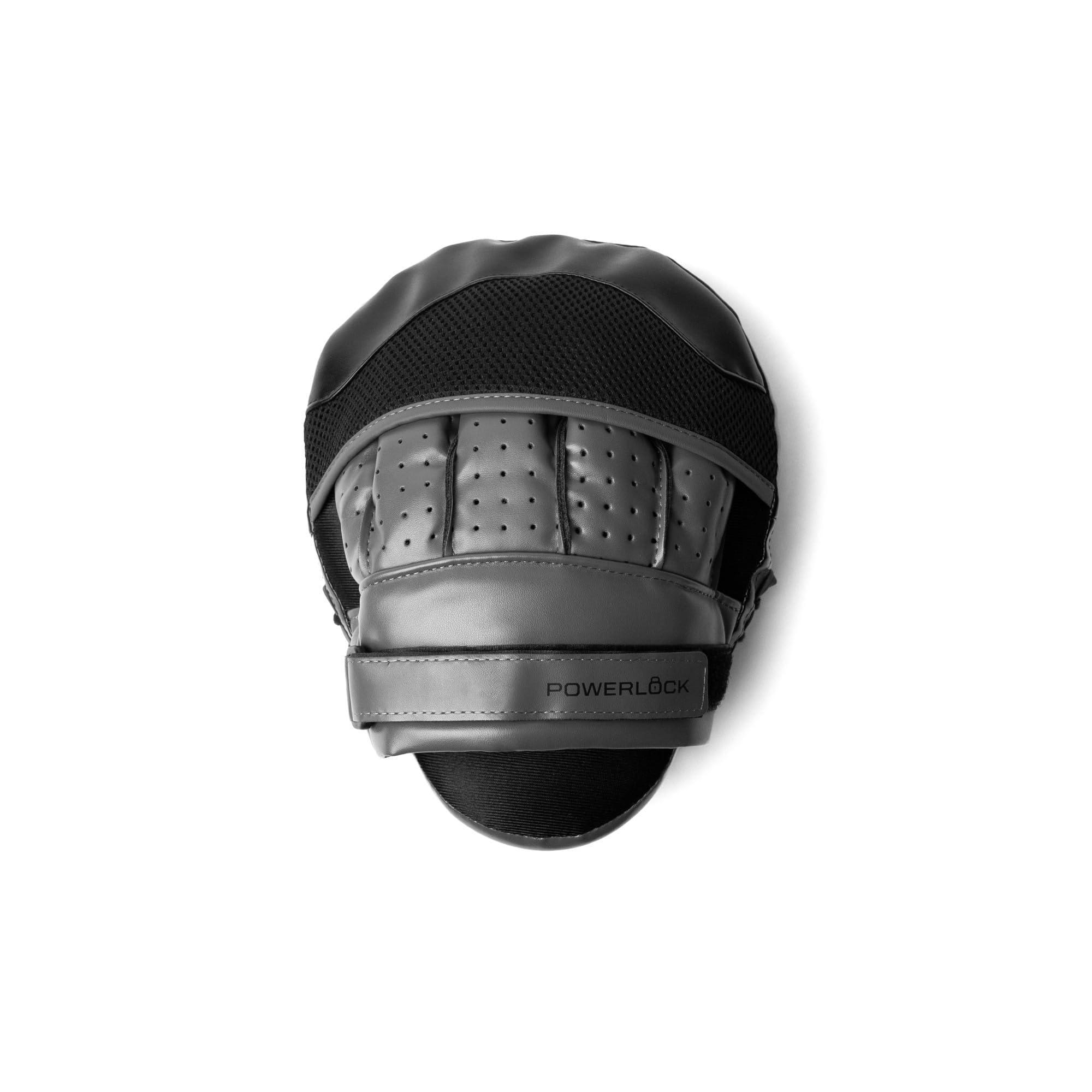 Everlast Powerlock R Manoplas de Boxeo Negras con Dedos Acolchados, Protección MMA y Kickboxing