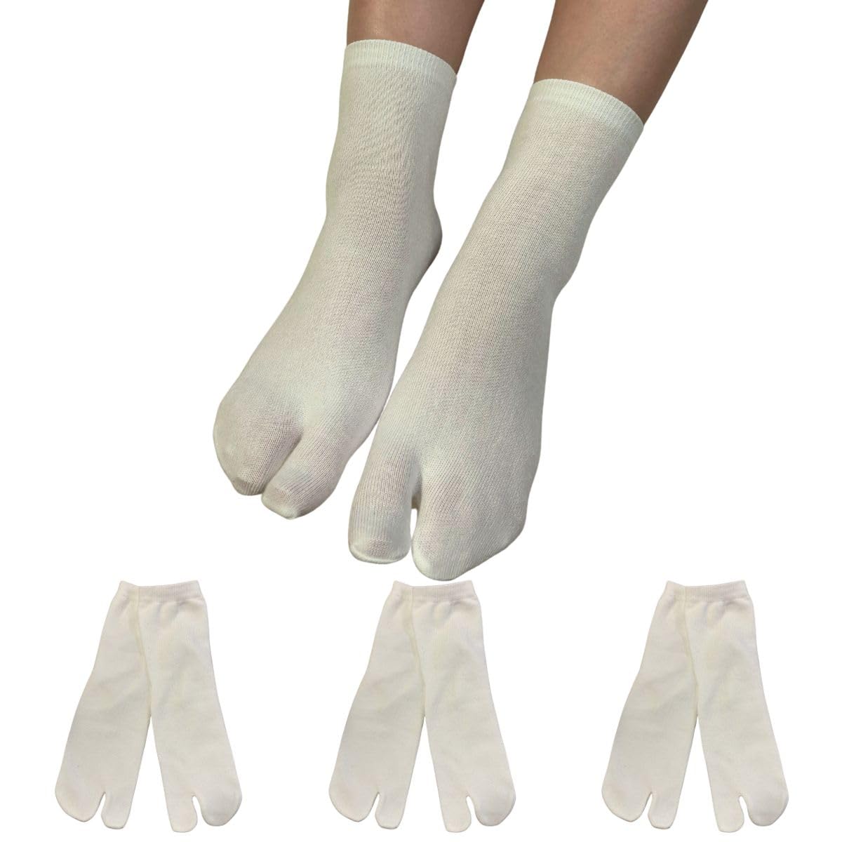 Tabi Socks Women's Smooth Antibacterial Breathable Made in Japan 22-24cm