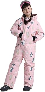 Vesone nieve rosa - nieve para niñas invierno con forma animal | Monos coloridos elásticos Trajes nieve Mono esquí aislado a prueba viento para deportes invierno