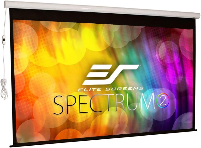 Elite Screens Spectrum- Pantalla Spectrum 2 MaxWhite FG  Carcasa blanca