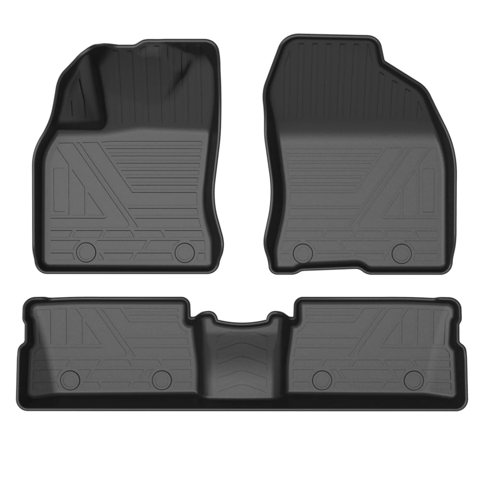 Gummifußmatten Für Lexus CT 2011–2021 3D-Teppichoptik TPE