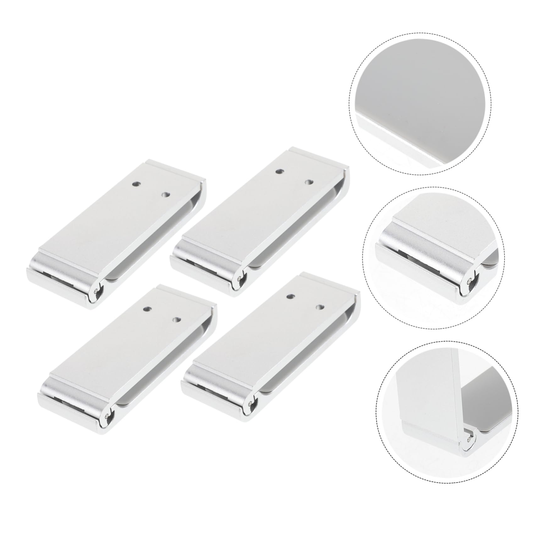 HEMOTON 4juegos Colgador De Auriculares De Metal Soporte para Auriculares De Aleación De Aluminio para Casa