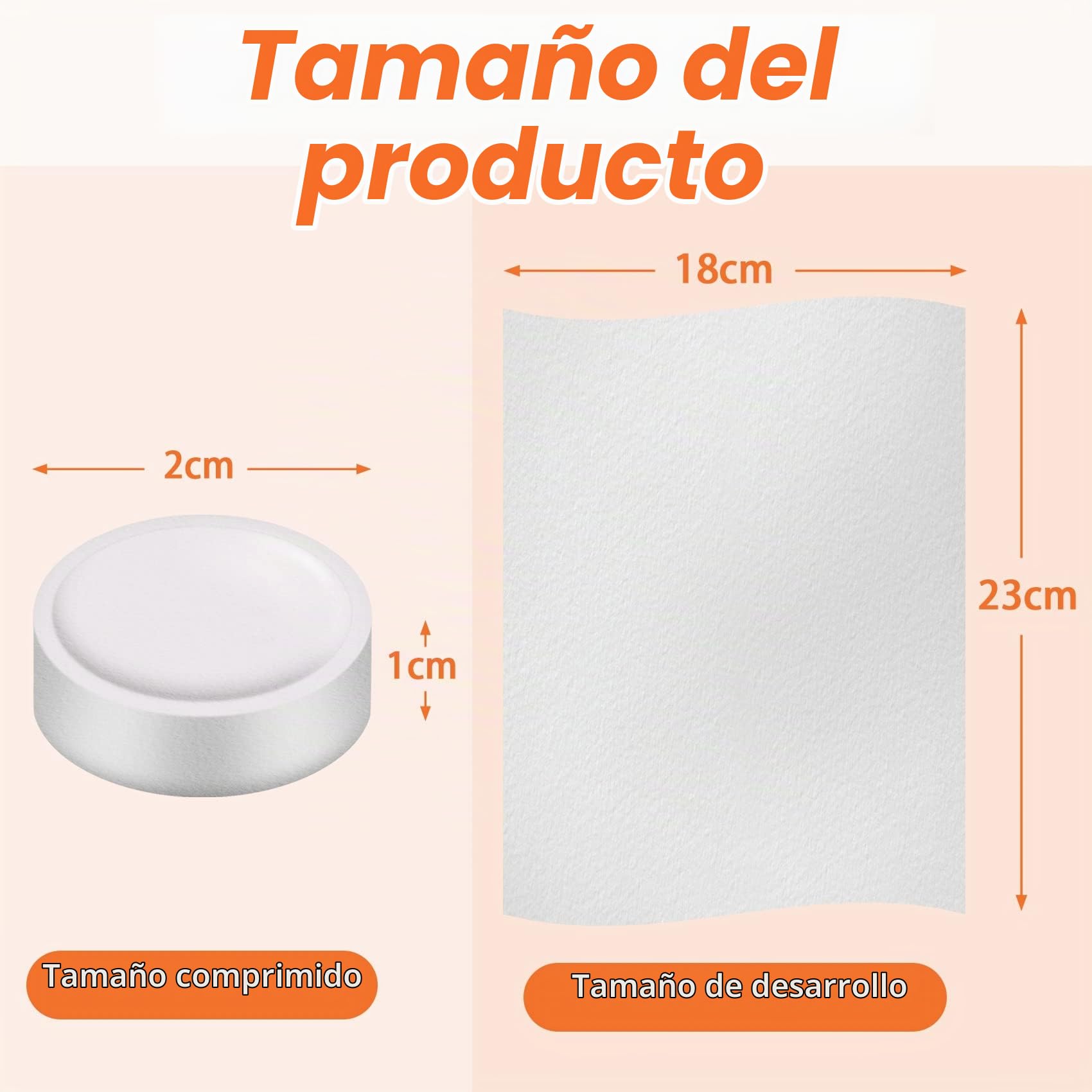 Toallitas Desechables de Toallas Comprimidas de AlgodóN Suave MáGico de 500 Piezas Tableta de Tejido de Viaje