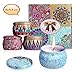 Produktbild QUATILY Duftkerzen, Geschenk-Set, Aromatherapie-Kerzen, 4 Geschmacksrichtungen, Lavendel, Jasmin, Vanille, Rose, 100% natürliches Sojawachs