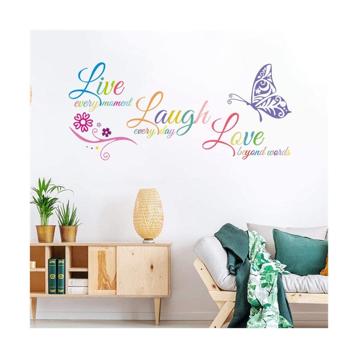 esmen Adesivo da Parete 3 Adesivi murali Decalcomanie motivazionali per la casa Aula Scuola Soggiorno Decorazione della Parete Adesivi murali Fai da Te Citazioni 18x39 Pollici