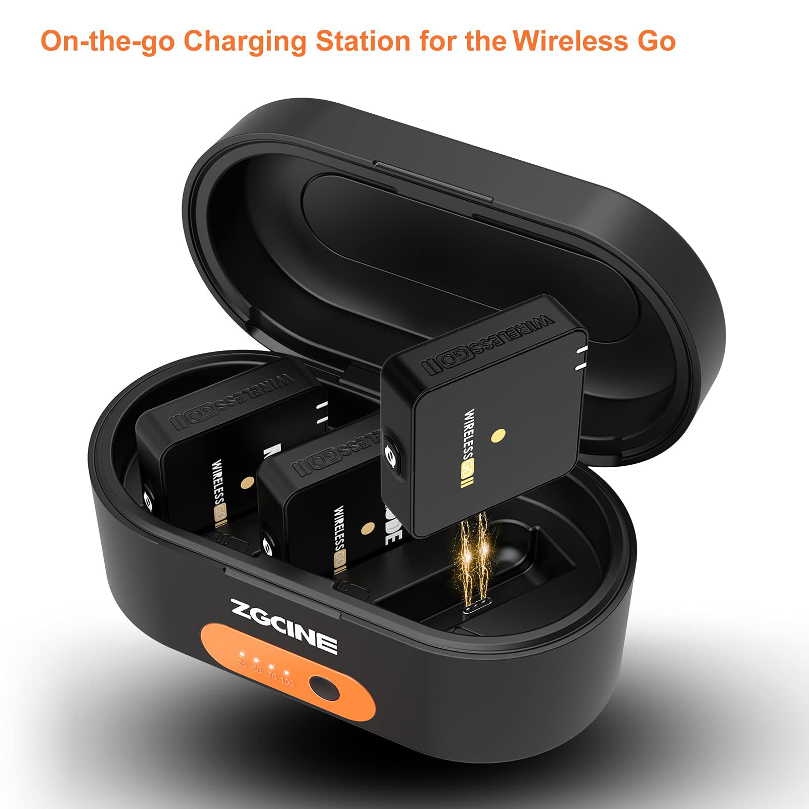 ZGCINE ZG-R30 Charging Case for Rode Wireless Go II/Rode Wireless
