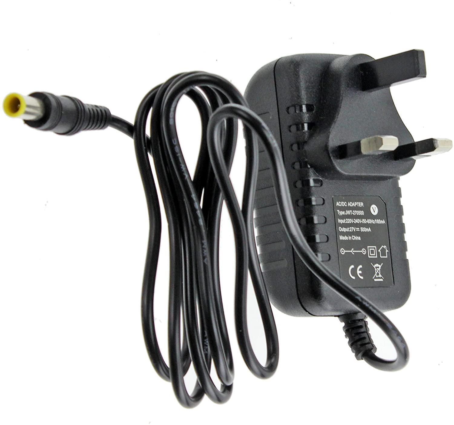 SPARES2GO Mains Battery Charger Plug Cable compatible with Gtech AFT001 AR01 AR02 DM001 K9 AirRam Cordless Vacuum