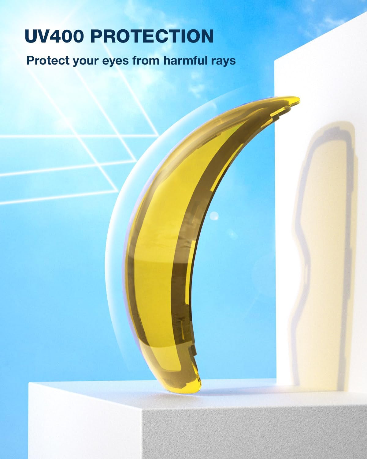 ZIONOR lens providing UV400 protection