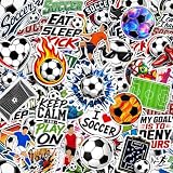 60Pcs Soccer Stickers, Football Sports Stickers Pack