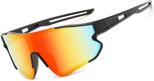 FEISEDY Gafas de sol deportivas para hombres y mujeres, gafas de sol para correr, pesca, ciclismo, béisbol, protección UV400, B0270