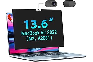 STARY Magnetic Privacy Screen for Macbook Air 13.6 Inch (2022-2024, M2, M3)