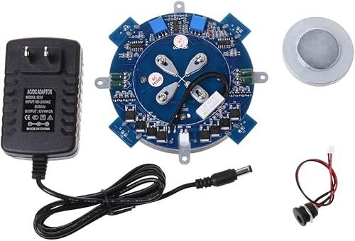 Miniatura 4 de Módulo de levitación magnética Kit de núcleo de bricolaje con lámpara LED Plataforma de carga máxima de 17.64 oz para máquina de levitación magnética