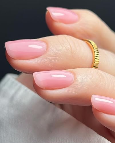 Miniatura 4 de Vishine Juego de 48 esmaltes de gel, 45 esmaltes de uñas de gel color rosa nude gelatina, para todas las estaciones, juego de esmaltes de uñas de