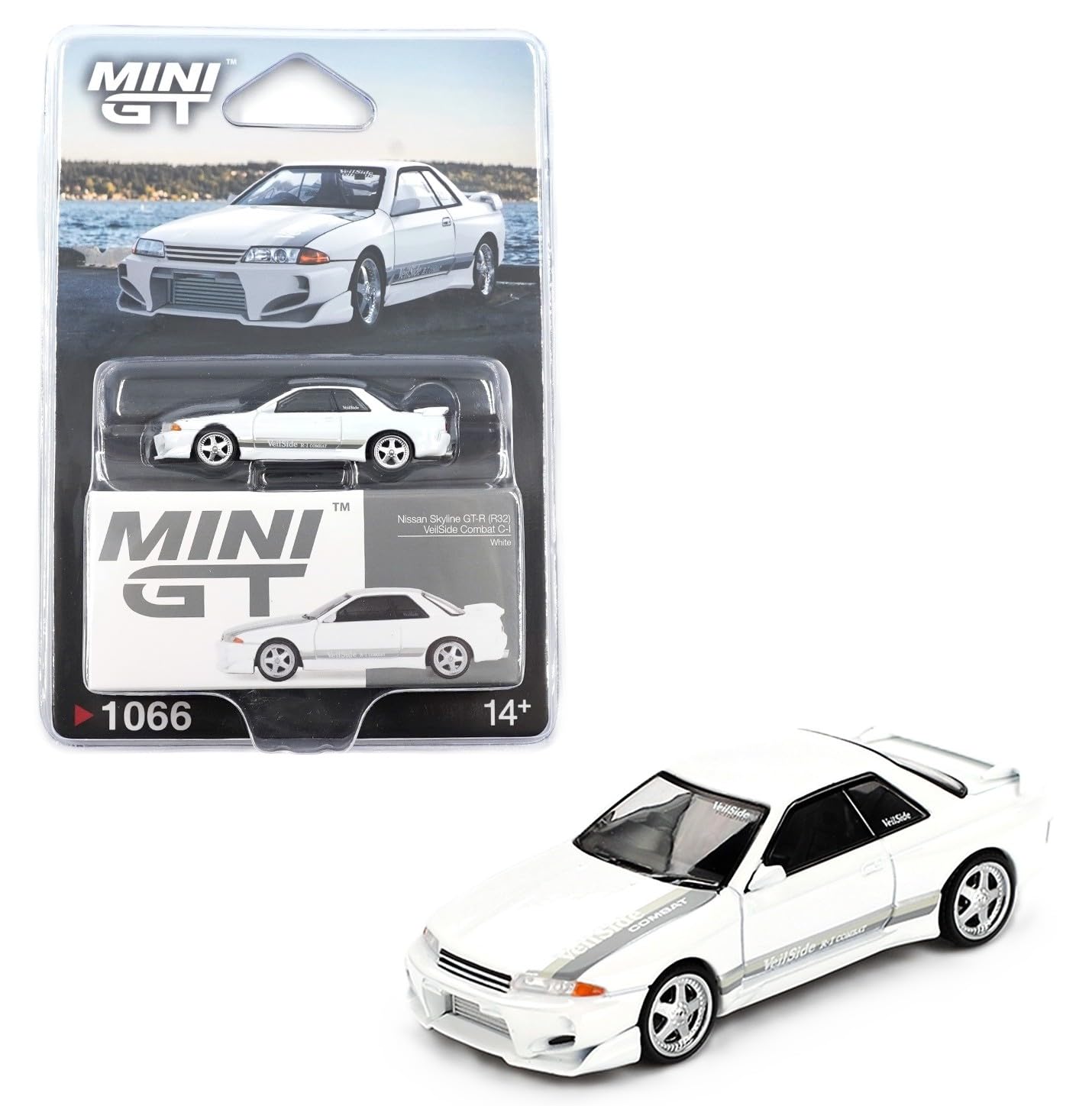 Diecast Model Car Compatible with Mini GT 1:64 Nissan Skyline GT-R