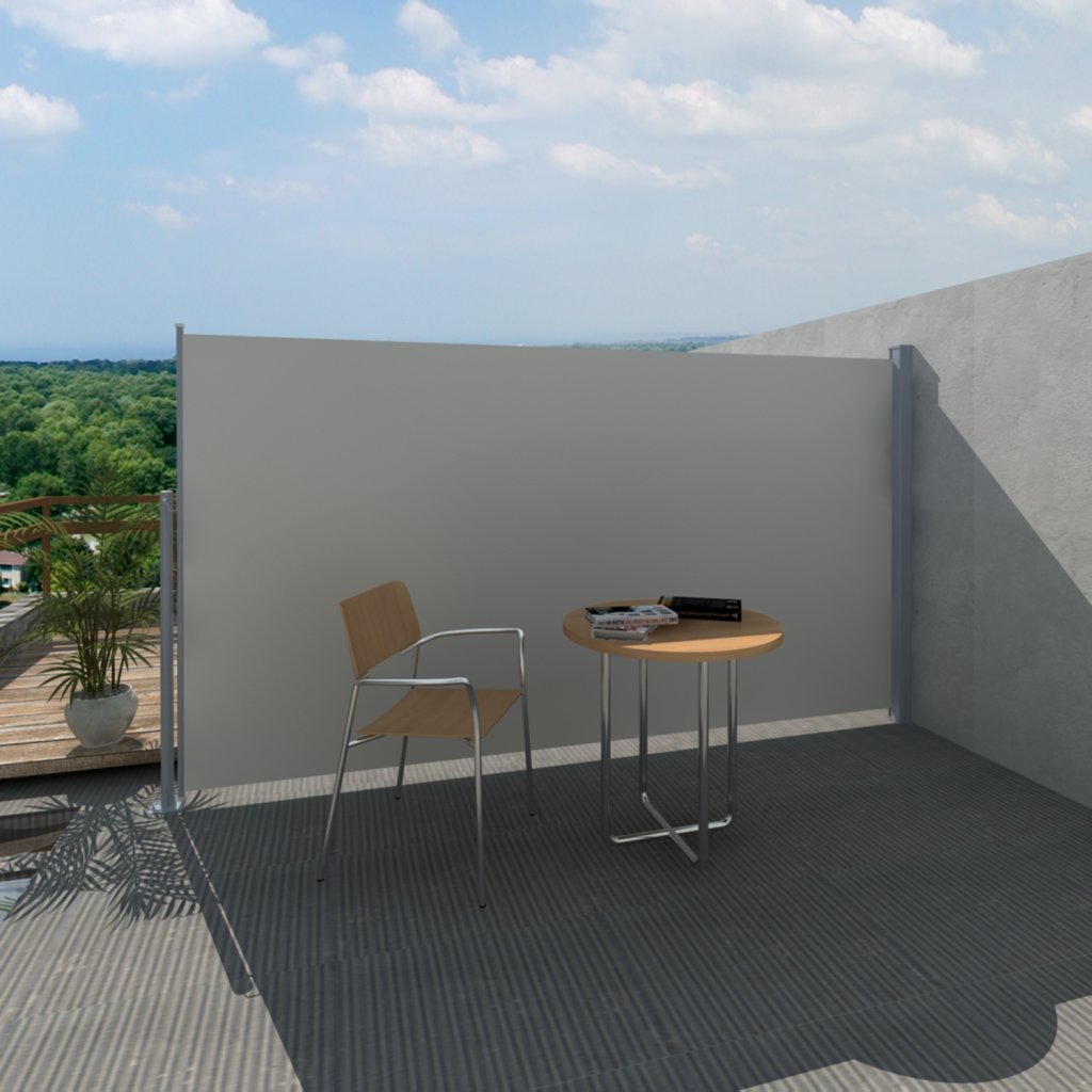 Markiza boczna roleta na taras lub balkon, 160 x 300 cm, biała