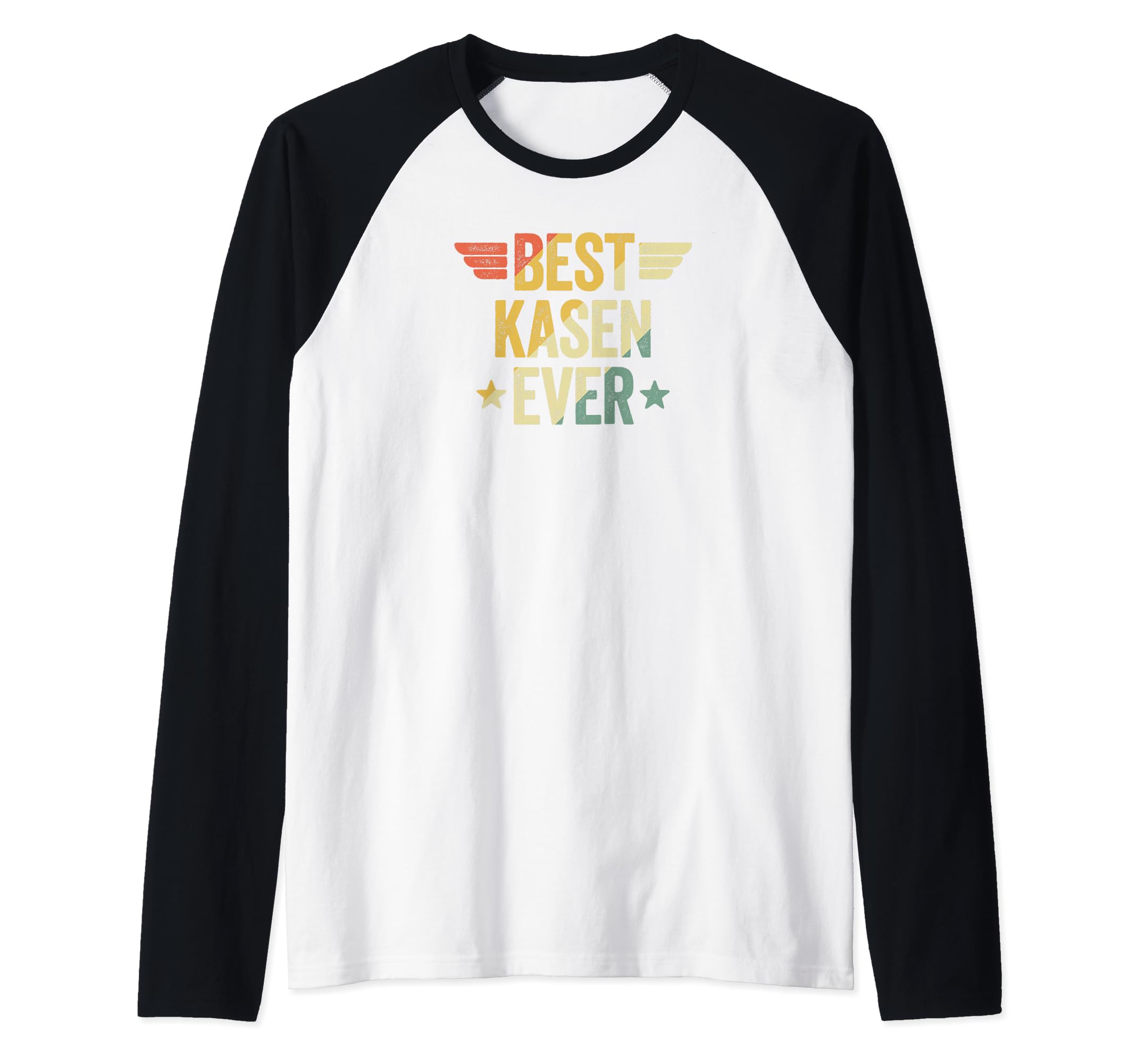 Best Kasen Ever Raglan Baseball Tee