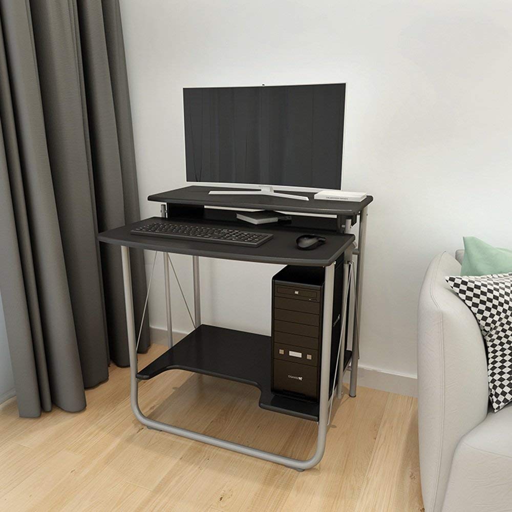WYZXR Folding Table Adjustable Desktop Computer Desk/Mobile/Desk/Book Desk / 69 75 46CM Can be rotated