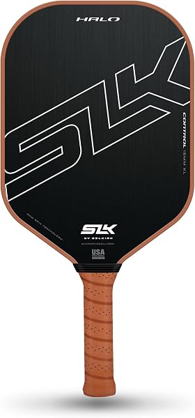 Selkirk Sport SLK Halo Power MAX Pickleball Paddle | Raw Carbon Fiber Pickleball Paddles with a Rev-Core Power Polymer C