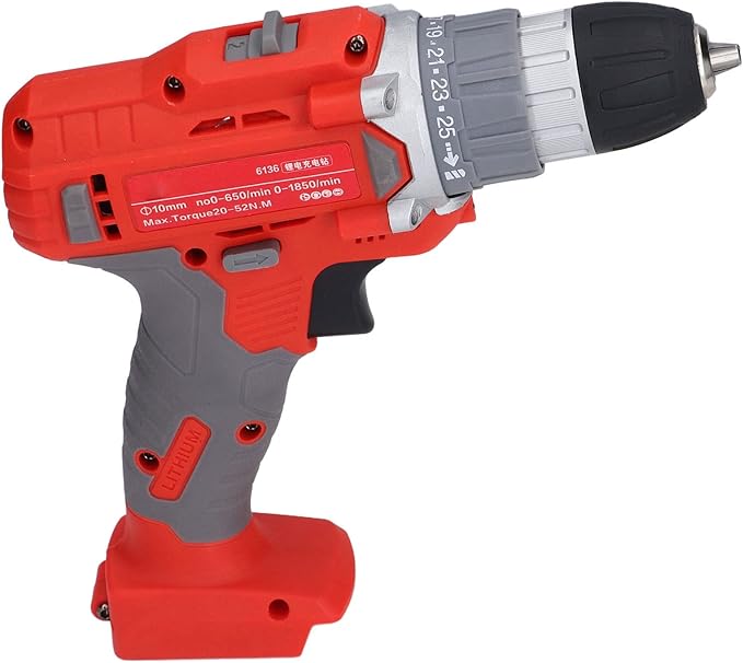 Taladro Inalámbrico YedaHcy, 2 Velocidades, 25 Niveles de Torque, Luz LED miniatura 8
