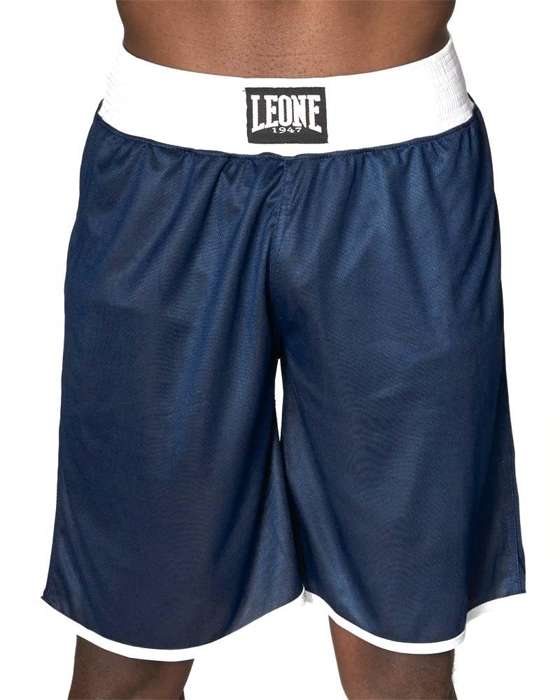 LEONE 1947, Boxing Shorts, Red/Blue, M, AB215
