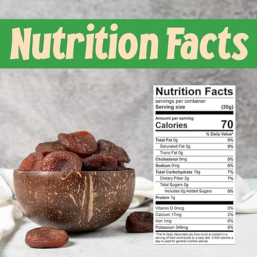 Miniatura 2 de Sincerely Nuts Albaricoques turcos secos orgánicos  Bolsa de tres libras  Fruta de albaricoque sin hueso saludable  Snack vegano crudo  Deshidratado