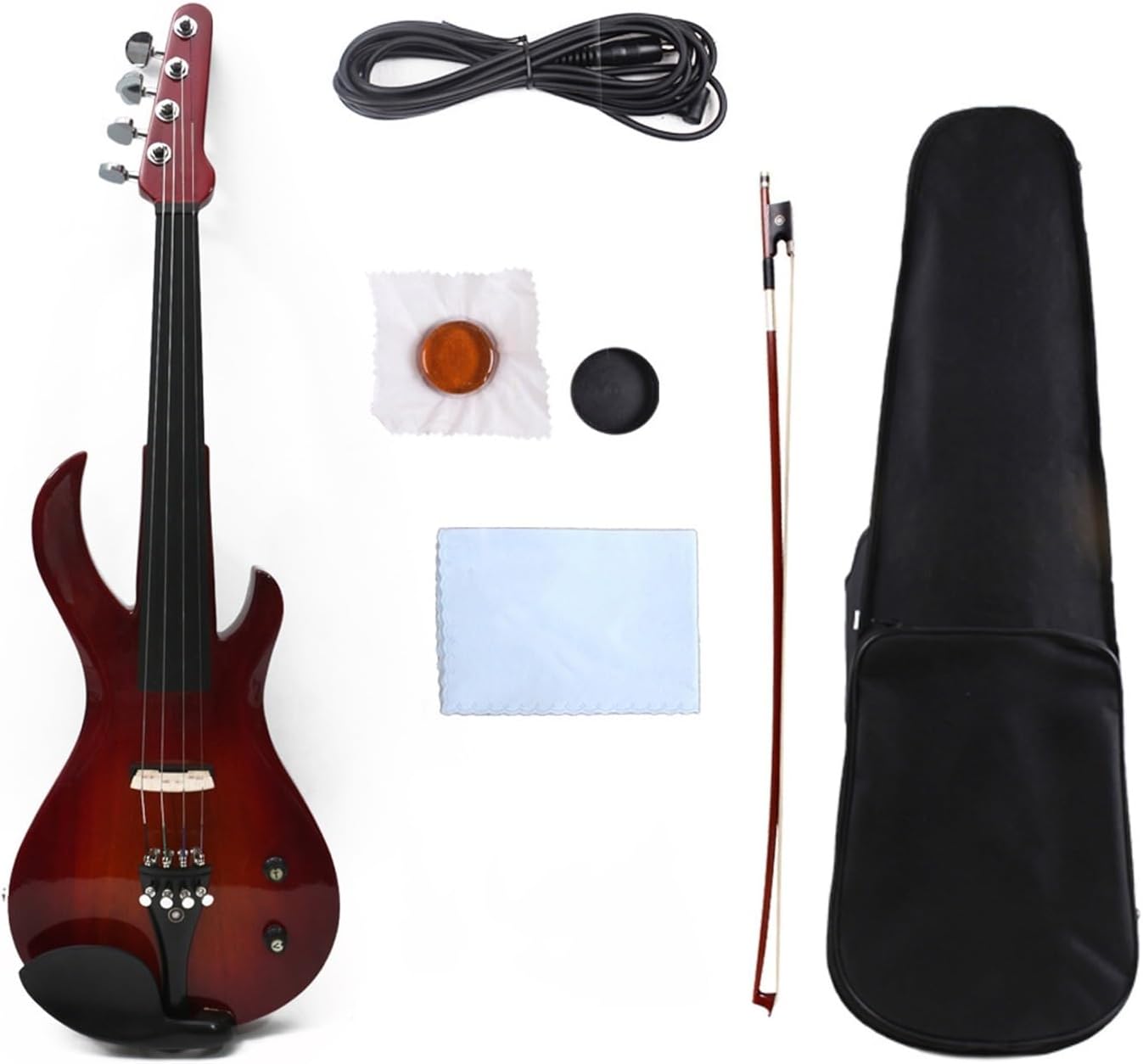 Amazon.co.jp バイオリン エレキバイオリンプロフェッショナルパフォーマンスグレードエレクトロアコースティックバイオリンアドバンス