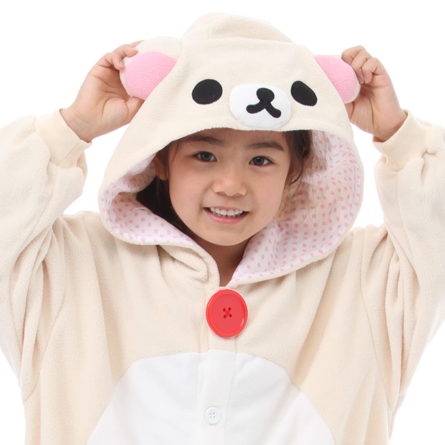 Amazon.co.jp: [サザック] フリース着ぐるみ コリラックマ 子供用 RAX