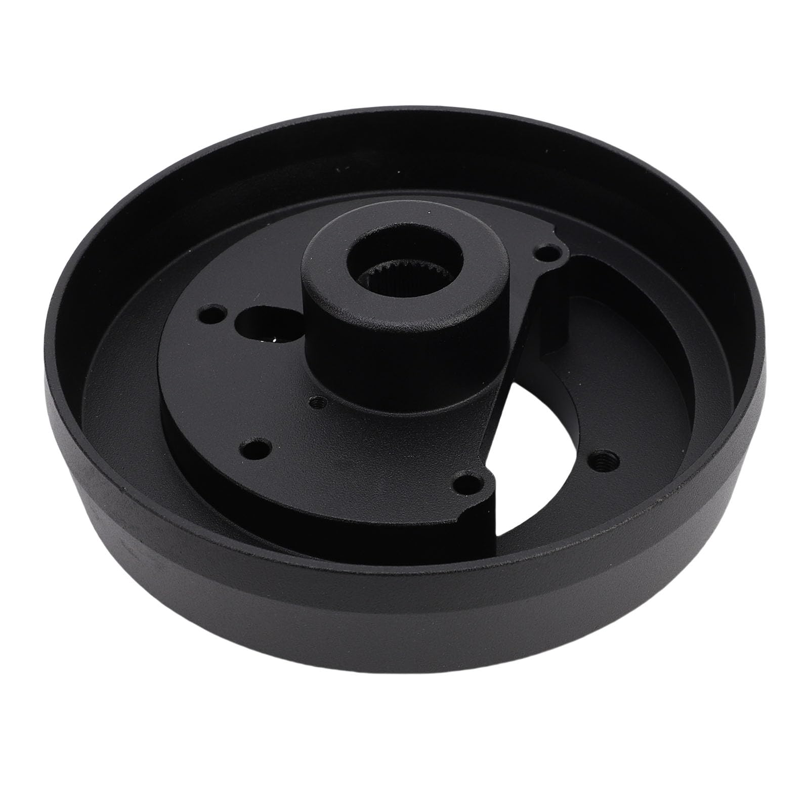 Adattatore per Corto Volante, Rivestimento in Alluminio Nero Ad Alta Resistenza Realizzato con Precisione per un Migliore Controllo della Risposta dello Sterzo, con Camioncini