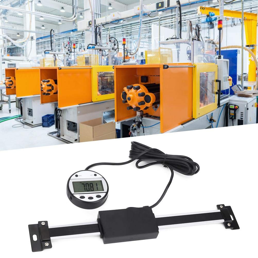 Digitale lineare Skala, Skalenlineal aus Aluminiumlegierung mit rundem Magnetanzeigegerät Messwerkzeug 1000mm(Round 1000mm)