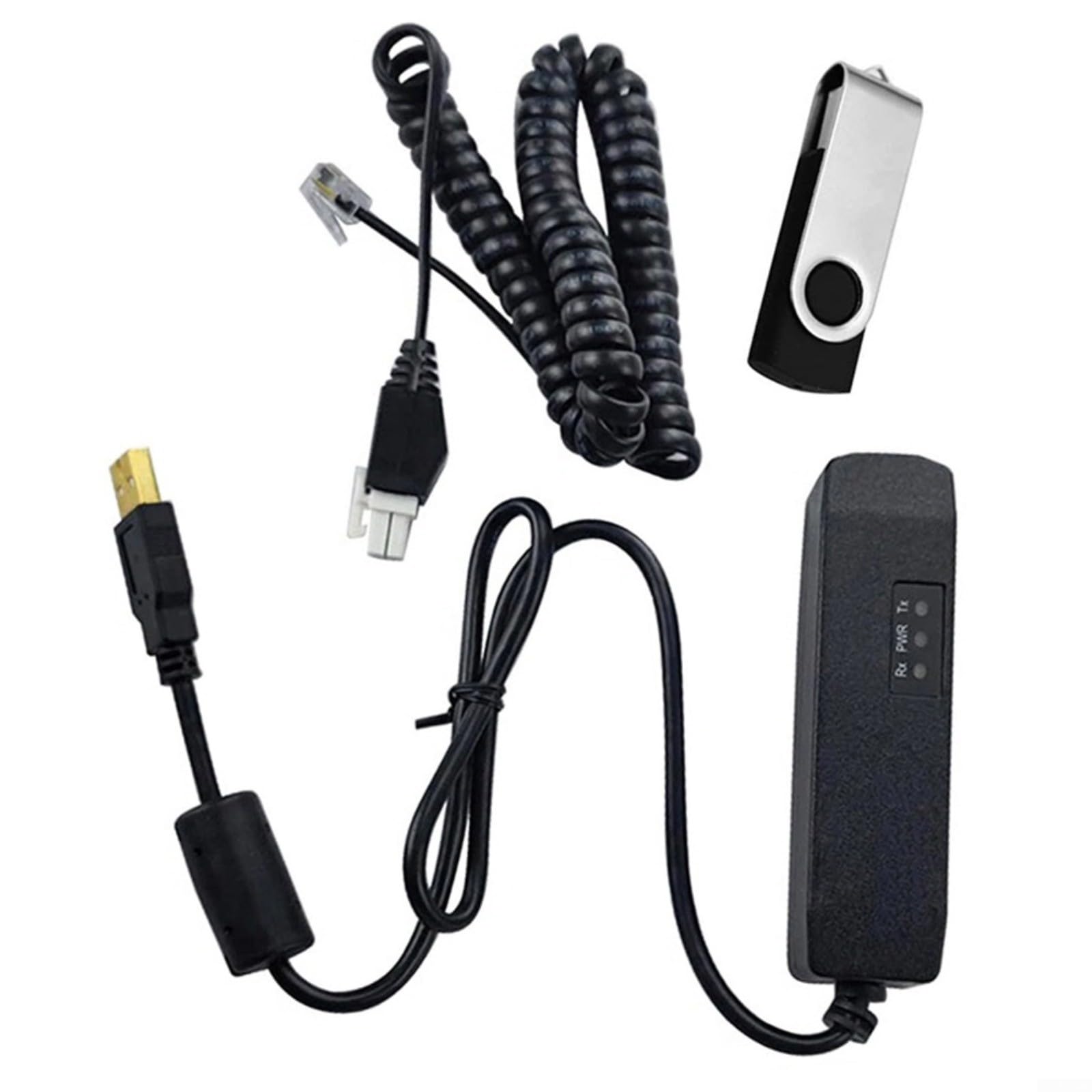 Cavo di programmazione PLC 1314-4402 e programmatore PC con adattatore USB 1309 per diagnostica controller motore Curtis per sistemi Windows Online