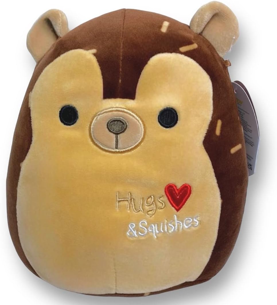 Kellytoy Squishmallow 8 Inch Hans the Hedgehog Super Soft Plush Toy